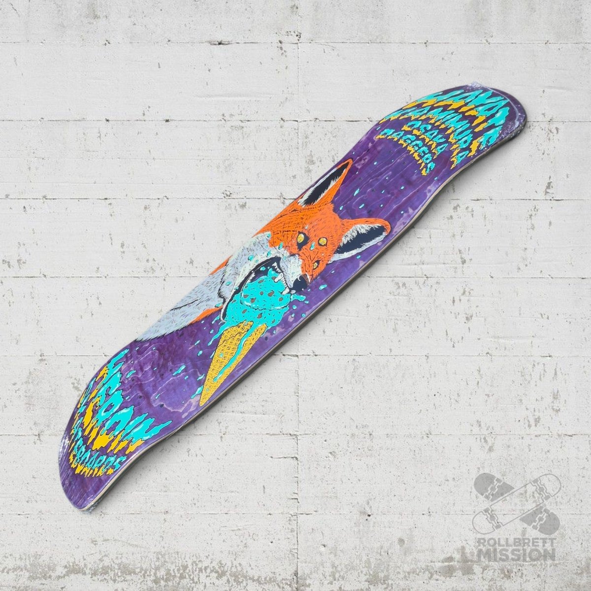 Heroin Skateboards Hayate Fox Shovel 8.88 Deck - Skateboard - Decks - Rollbrett Mission
