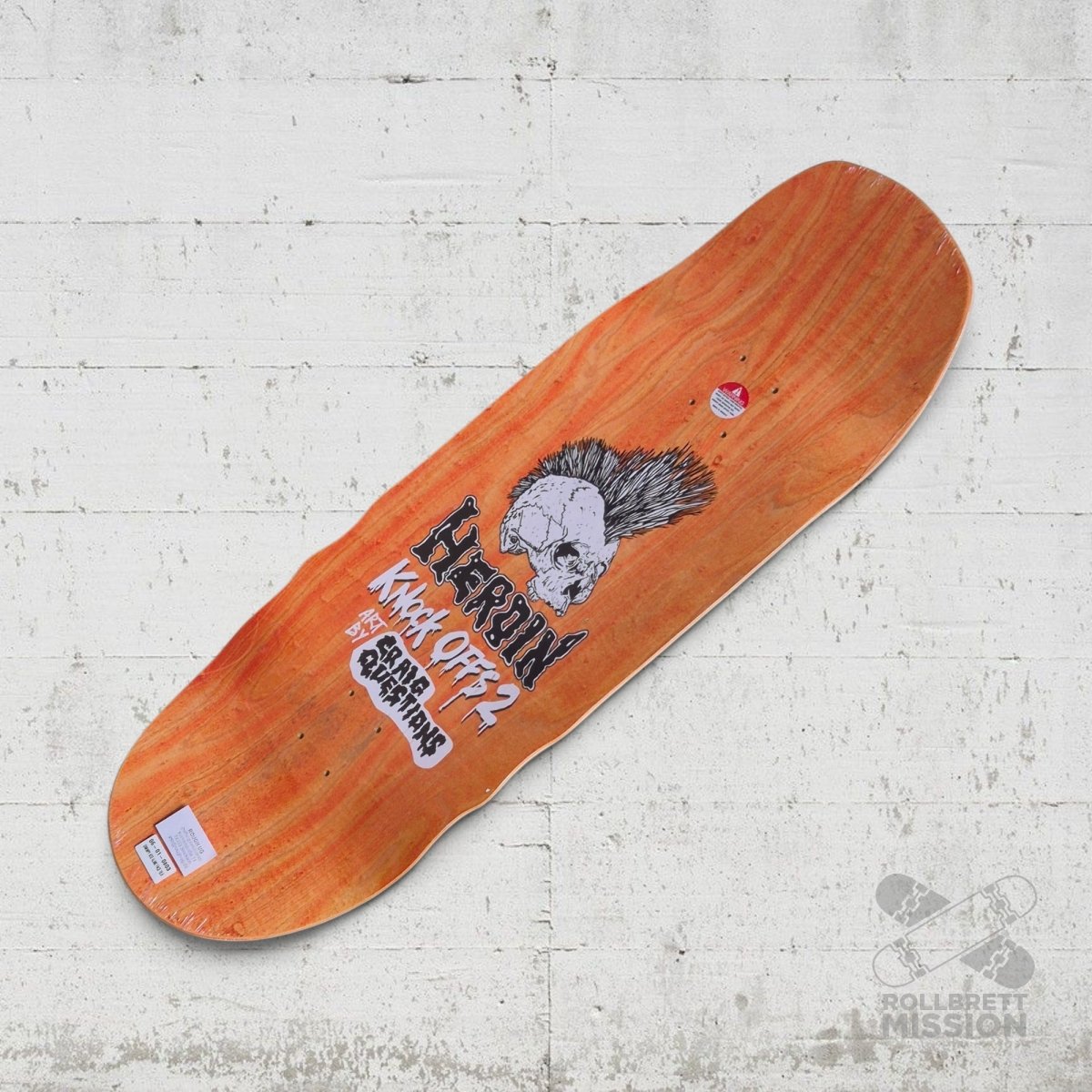 Heroin Skateboards Knock Offs 2 Swampy Slime Face 10.6 Dec - Skateboard-Decks - Rollbrett Mission