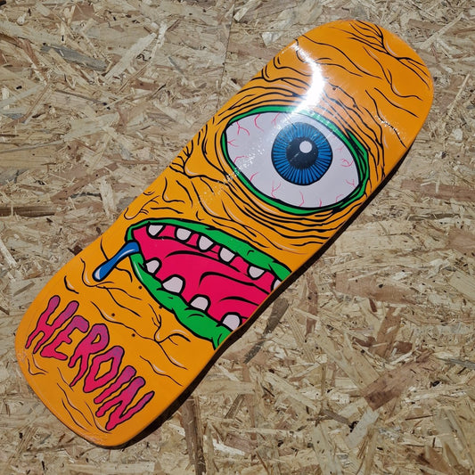 Heroin Skateboards Mega Mutant 10.4 orange Deck - Skateboard-Decks - Rollbrett Mission