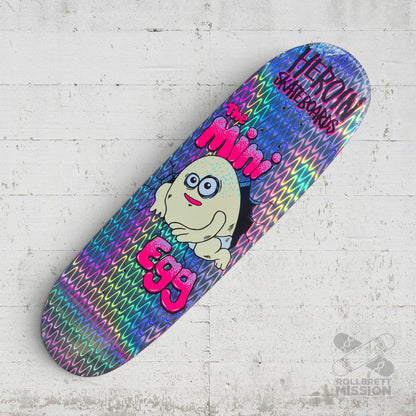 Heroin Skateboards Mini Egg Holo Foil 8.38 Deck - Skateboard-Decks - Rollbrett Mission
