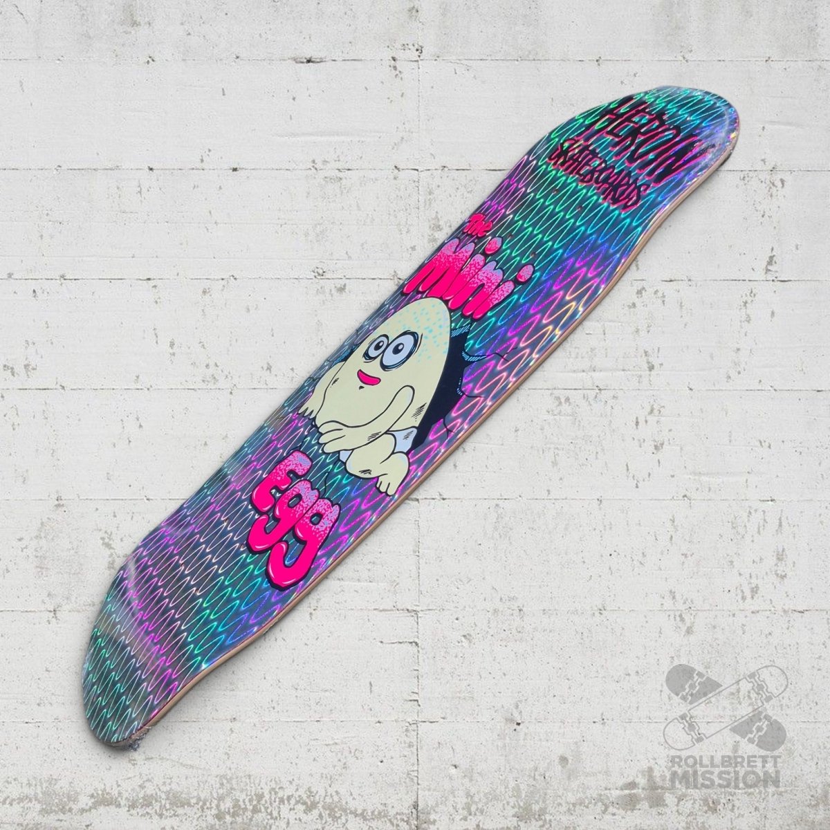 Heroin Skateboards Mini Egg Holo Foil 8.38 Deck - Skateboard-Decks - Rollbrett Mission