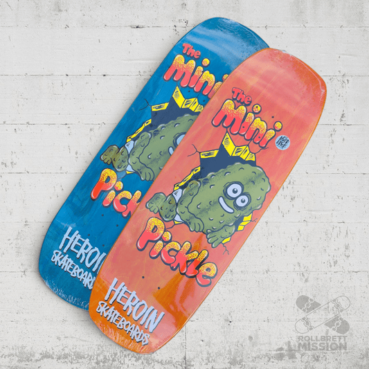 Heroin Skateboards Mini Pickle 9.5 Deck - Skateboard - Decks - Rollbrett Mission