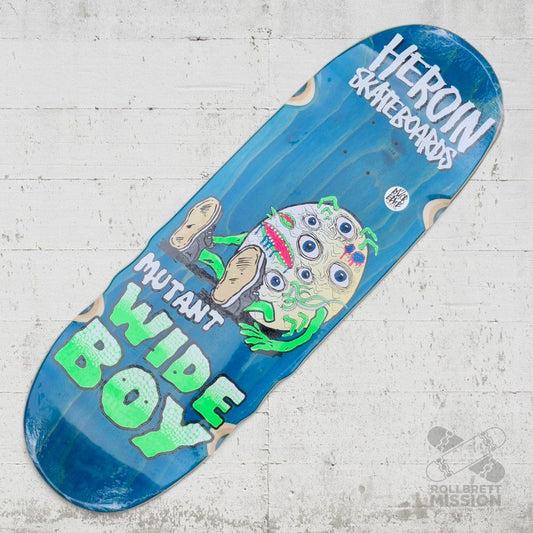 Heroin Skateboards Mutant Wide Boy 10.4 Deck - Skateboard - Decks - Rollbrett Mission