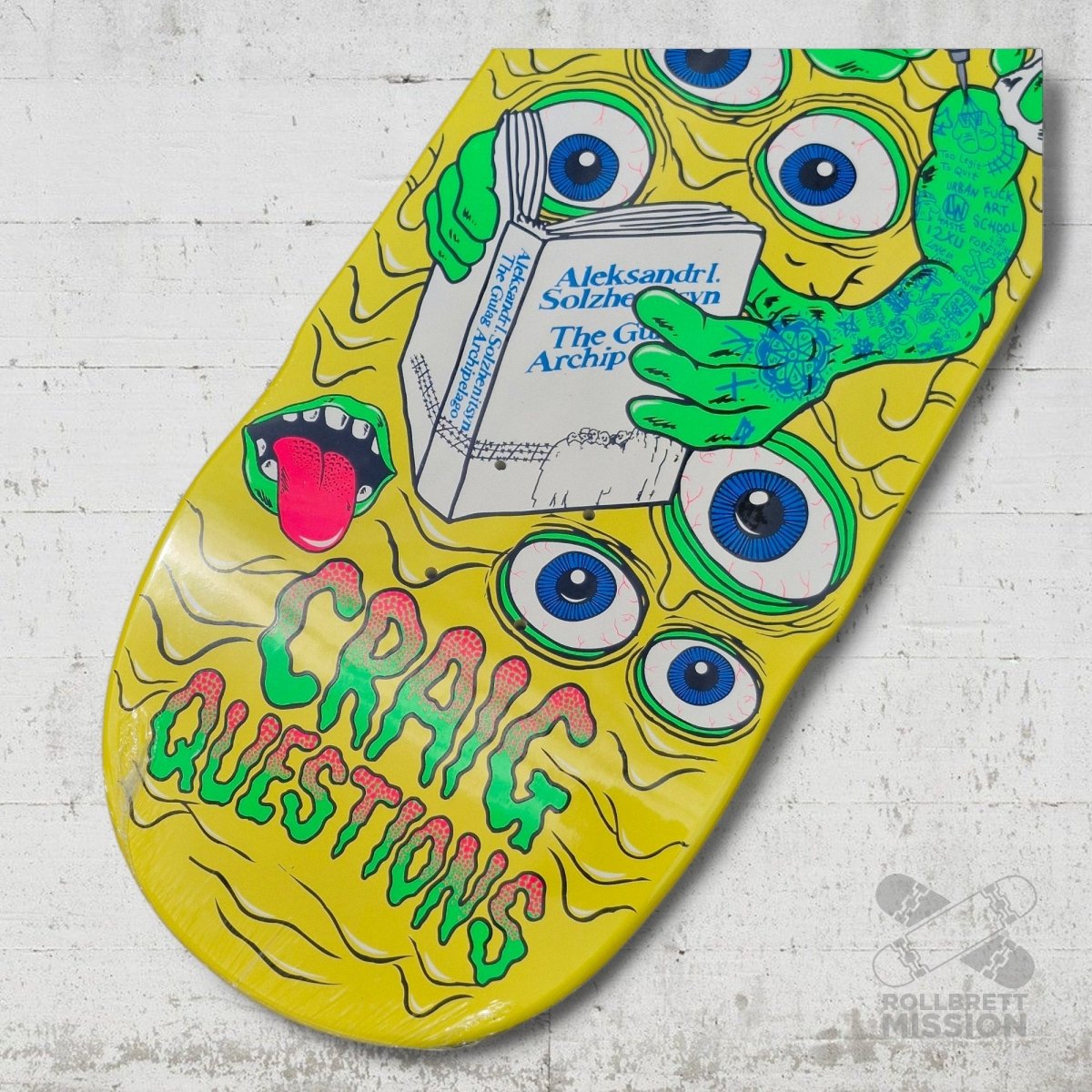 Heroin Skateboards Mutate Or Die Craig CQ 10.0 Deck - Skateboard - Decks - Rollbrett Mission