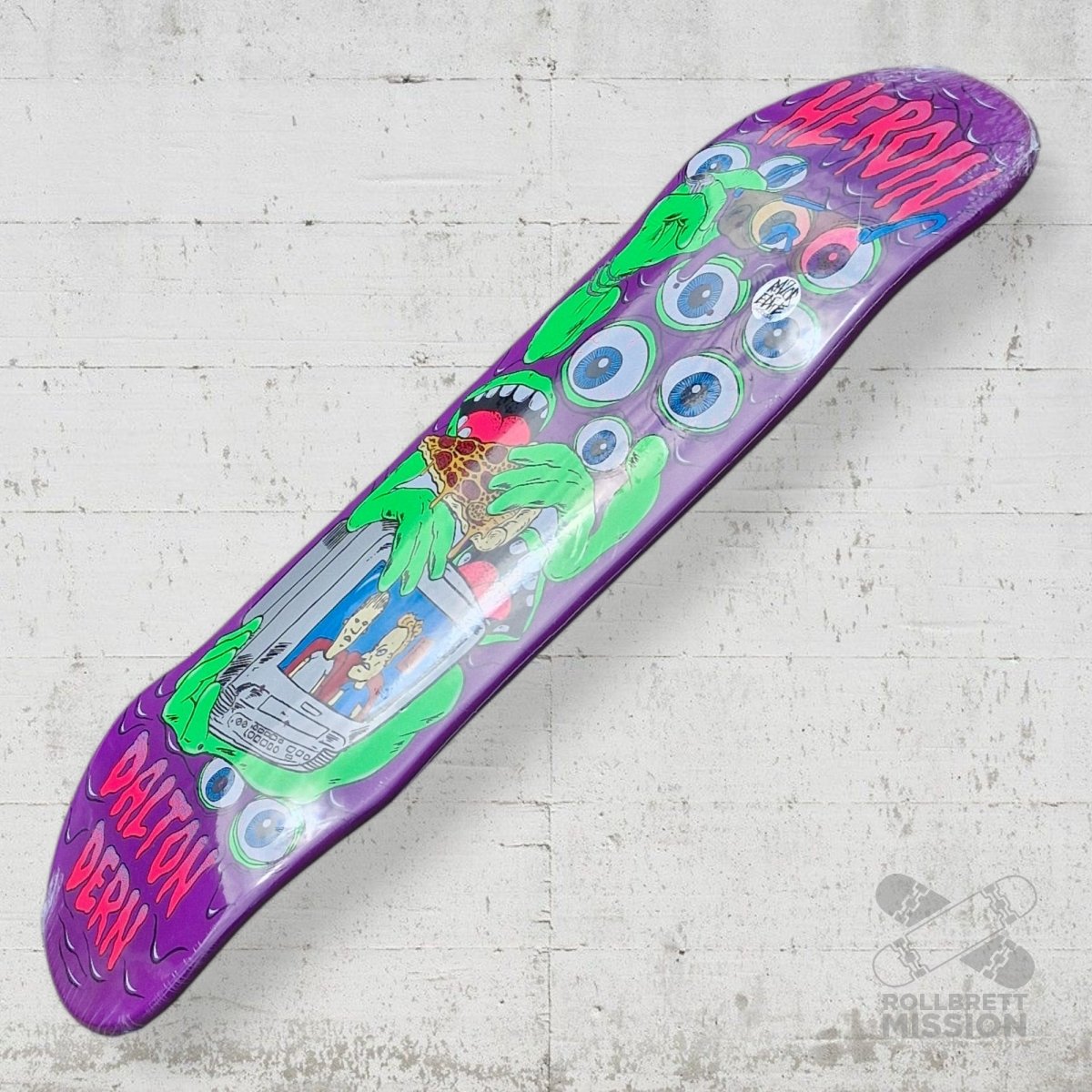 Heroin Skateboards Mutate Or Die Dalton Dern DD 8.75 Deck - Skateboard - Decks - Rollbrett Mission