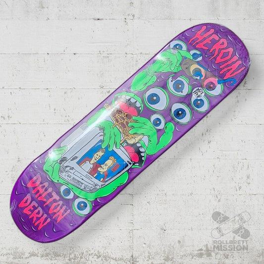 Heroin Skateboards Mutate Or Die Dalton Dern DD 8.75 Deck - Skateboard - Decks - Rollbrett Mission