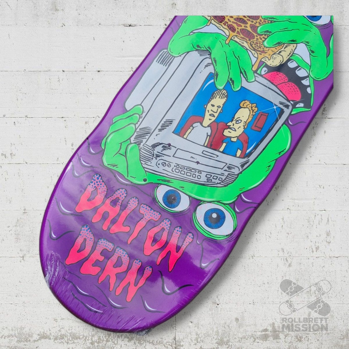 Heroin Skateboards Mutate Or Die Dalton Dern DD 8.75 Deck - Skateboard - Decks - Rollbrett Mission