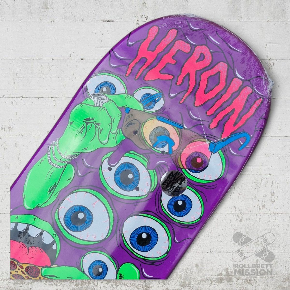 Heroin Skateboards Mutate Or Die Dalton Dern DD 8.75 Deck - Skateboard - Decks - Rollbrett Mission