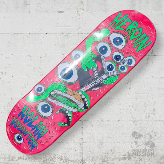 Heroin Skateboards Mutate Or Die Nolan Houghton 9.5 Deck - Skateboard - Decks - Rollbrett Mission