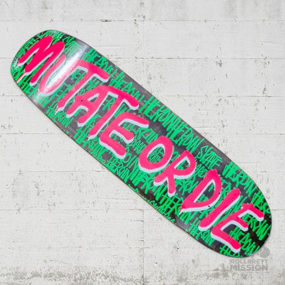 Heroin Skateboards Mutate Or Die Team 8.7 Deck - Skateboard - Decks - Rollbrett Mission