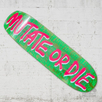 Heroin Skateboards Mutate Or Die Team 8.7 Deck - Skateboard - Decks - Rollbrett Mission