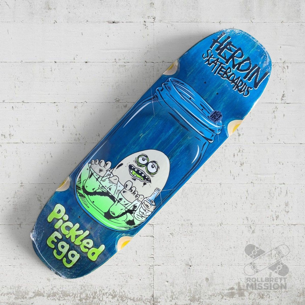 Heroin Skateboards Pickled Egg 9.38 Deck - Skateboard-Decks - Rollbrett Mission