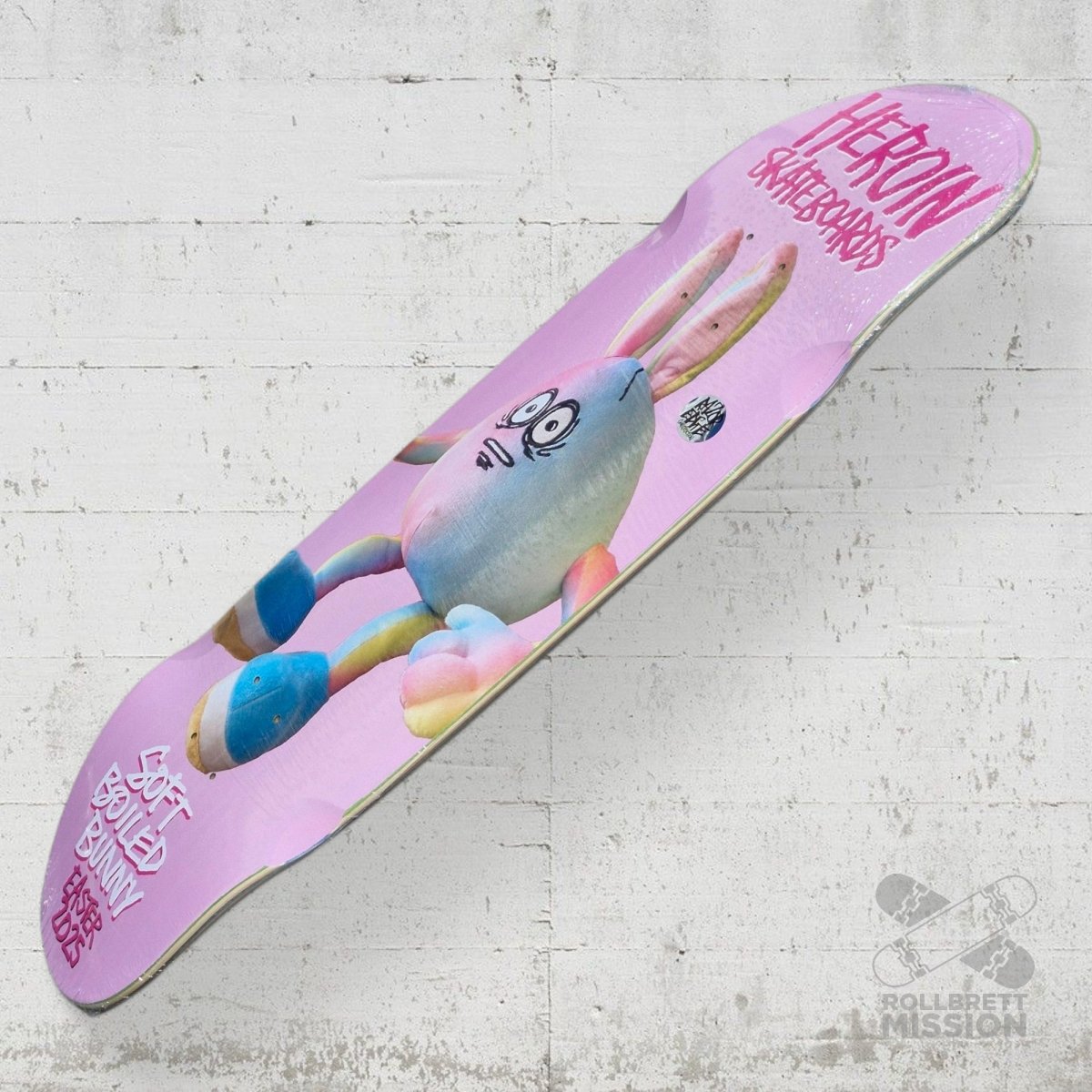 Heroin Skateboards Soft Boiled Bunny Easter 2025 9.125 Deck - Skateboard - Decks - Rollbrett Mission