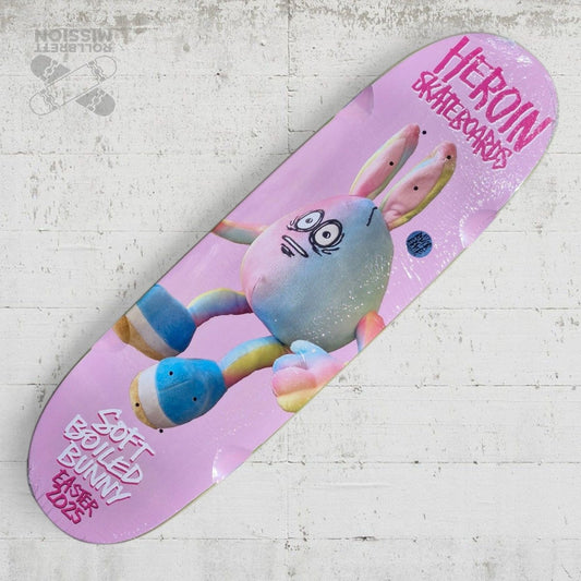 Heroin Skateboards Soft Boiled Bunny Easter 2025 9.125 Deck - Skateboard - Decks - Rollbrett Mission