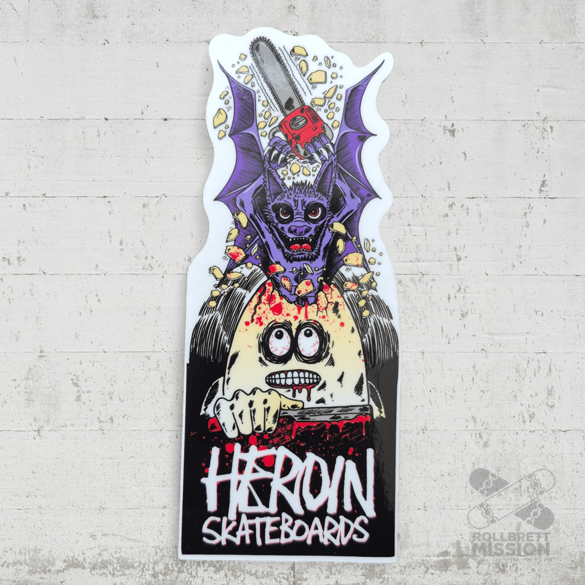 Heroin Skateboards Sticker Spring 2026 - Rollbrett Mission