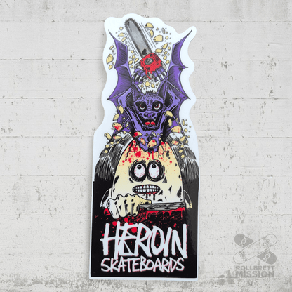 Heroin Skateboards Sticker Spring 2026 - Rollbrett Mission
