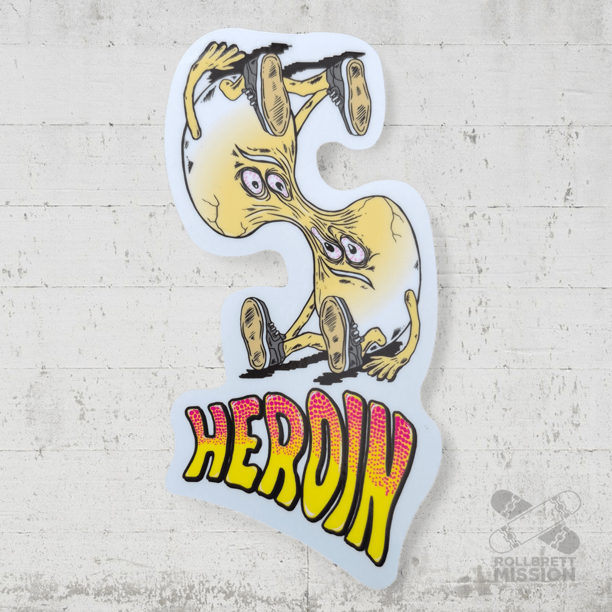 Heroin Skateboards Sticker Spring 2026 - Rollbrett Mission