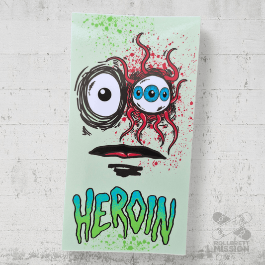 Heroin Skateboards Sticker Spring 2026 - Rollbrett Mission