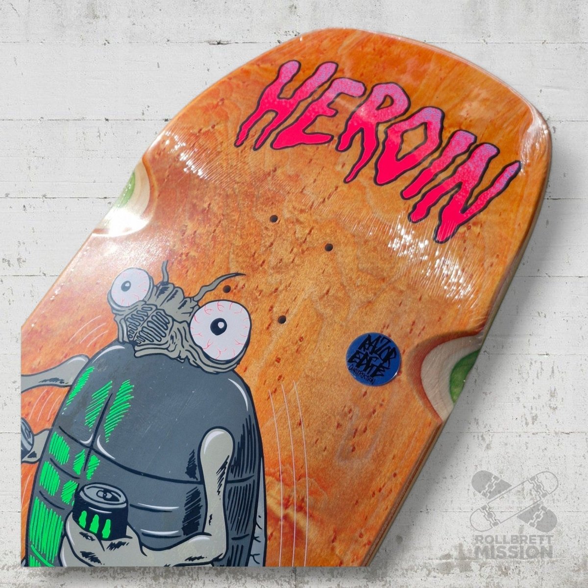 Heroin Skateboards Swampy Bug 10.75 Deck - Skateboard - Decks - Rollbrett Mission