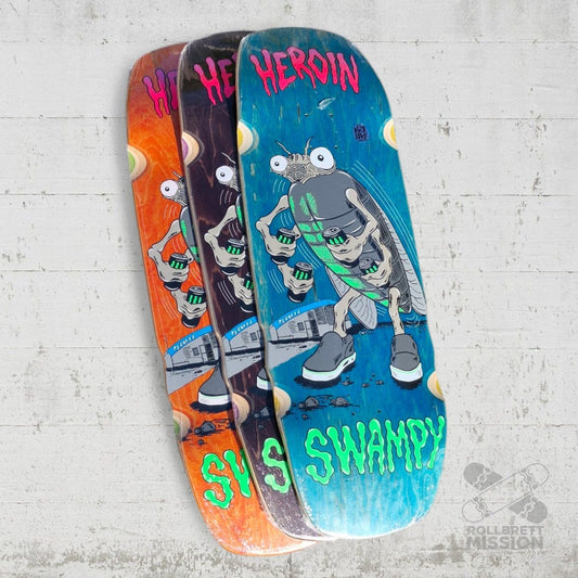 Heroin Skateboards Swampy Bug 10.75 Deck - Skateboard - Decks - Rollbrett Mission