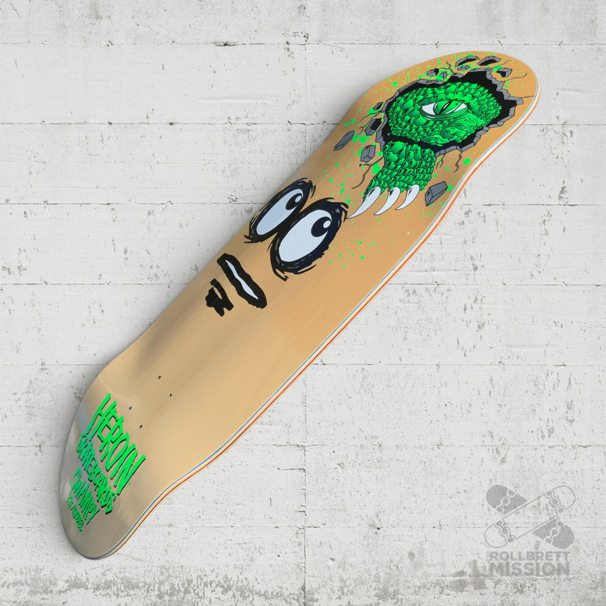 Heroin Skateboards Swampy Egg 11.0 Deck - Skateboard - Decks - Rollbrett Mission