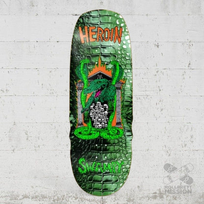 Heroin Skateboards Swampy Knock Off 10.6 Deck - Skateboard - Decks - Rollbrett Mission