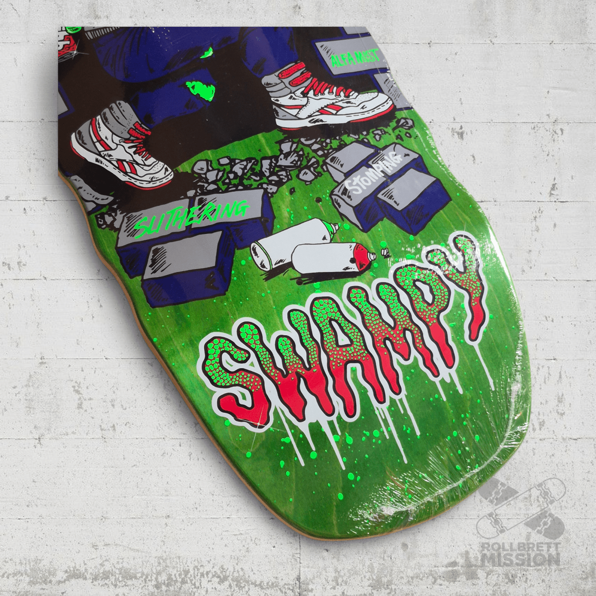 Heroin Skateboards Swampy Stomp 10.5 Deck - Skateboard - Decks - Rollbrett Mission