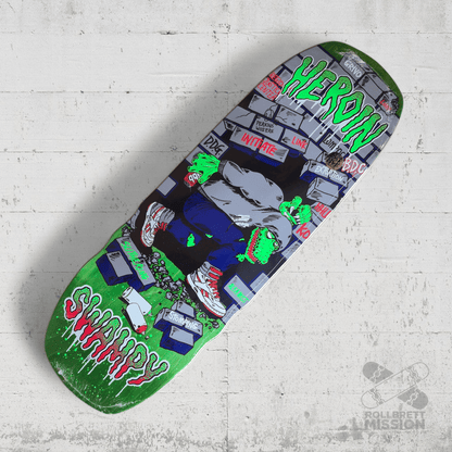 Heroin Skateboards Swampy Stomp 10.5 Deck - Skateboard - Decks - Rollbrett Mission