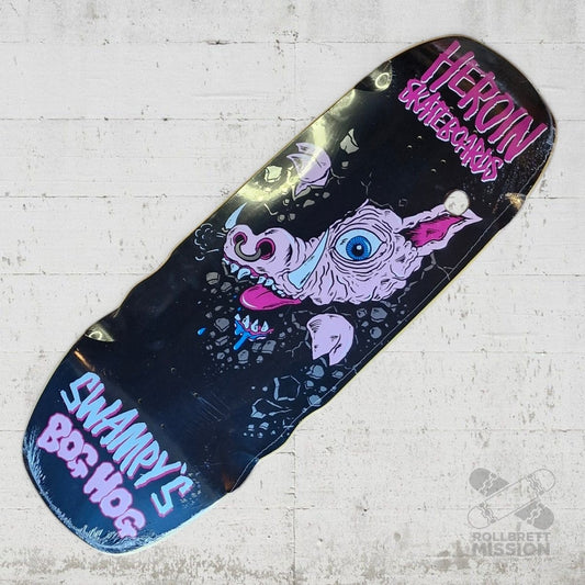 Heroin Skateboards Swampy's Bog Hog 10.75 Deck - Skateboard - Decks - Rollbrett Mission