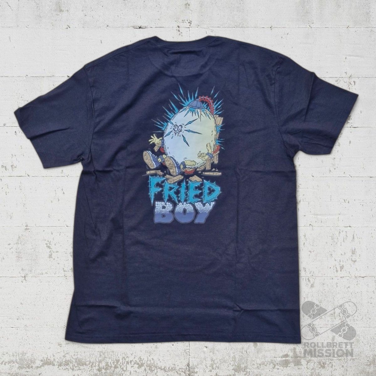 Heroin Skateboards T-Shirt Fried Boy black - Rollbrett Mission