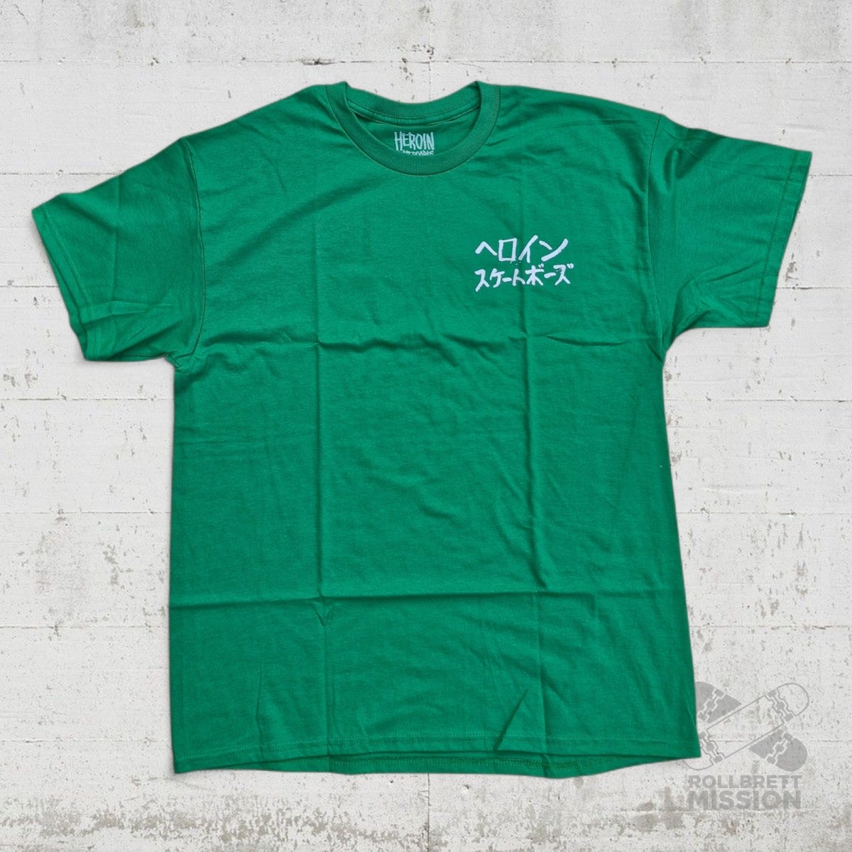 Heroin Skateboards T-Shirt Watermelon green - Rollbrett Mission