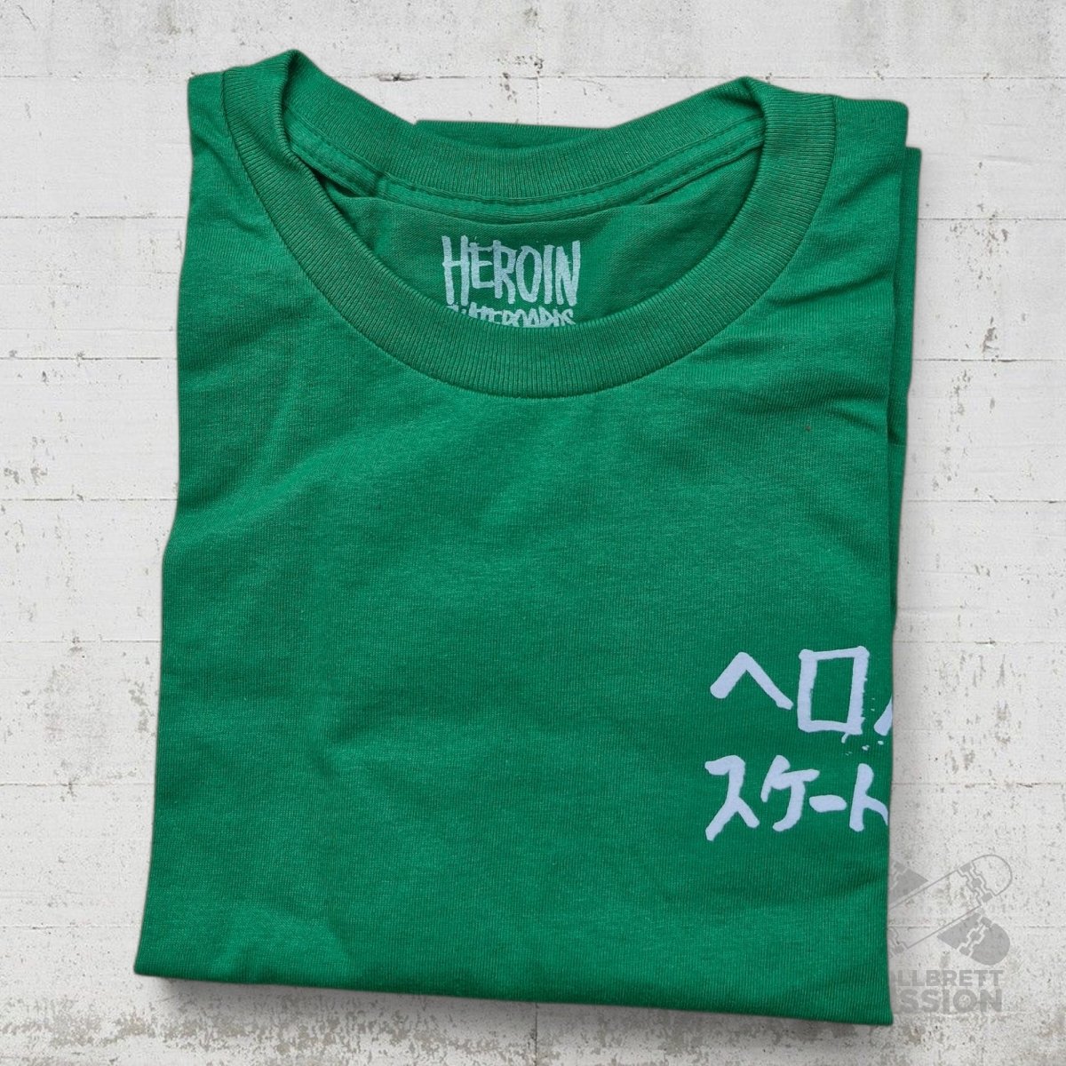 Heroin Skateboards T-Shirt Watermelon green - Rollbrett Mission