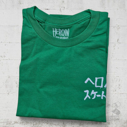 Heroin Skateboards T-Shirt Watermelon green - Rollbrett Mission