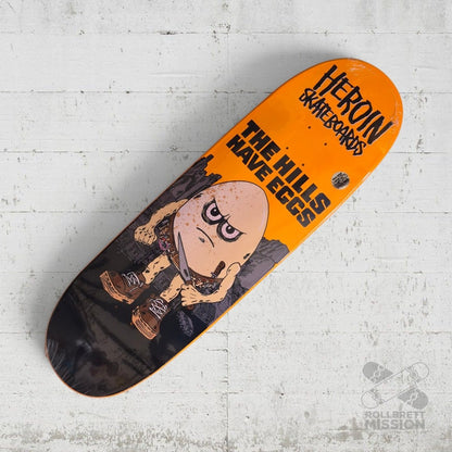Heroin Skateboards The Hills Have Eggs 9.5 Deck - Skateboard-Decks - Rollbrett Mission