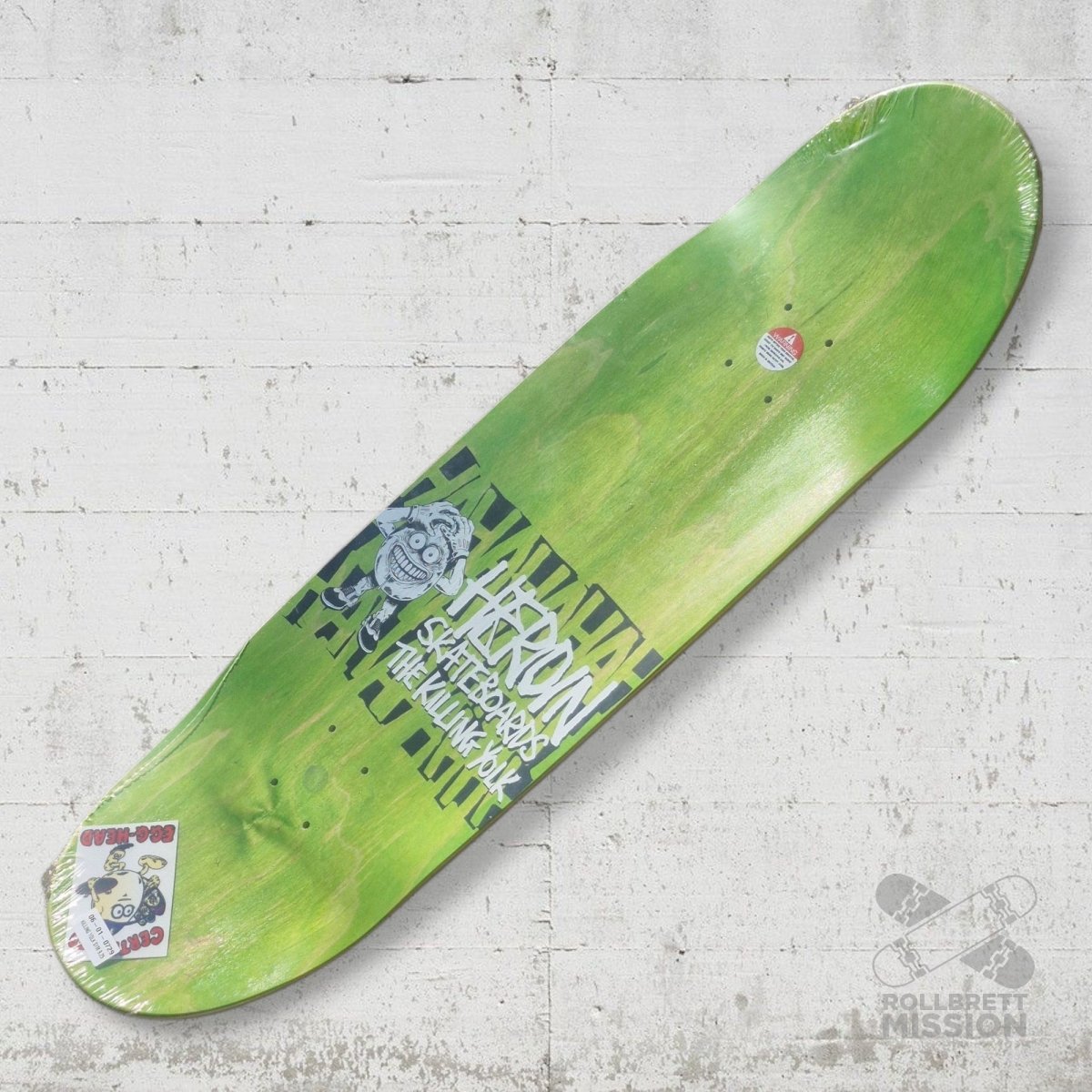 Heroin Skateboards The Killing Yolk 9.25 Sym Egg Deck - Skateboard - Decks - Rollbrett Mission