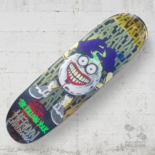 Heroin Skateboards The Killing Yolk 9.25 Sym Egg Deck - Skateboard - Decks - Rollbrett Mission