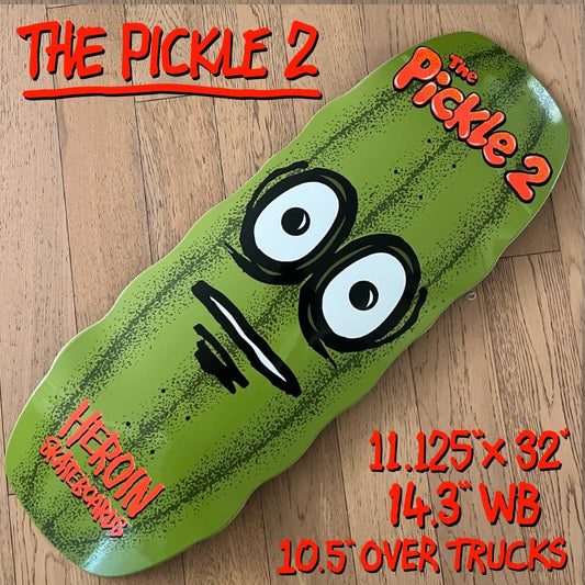 Heroin Skateboards The Pickle 2 11.125 Deck - Skateboard - Decks - Rollbrett Mission