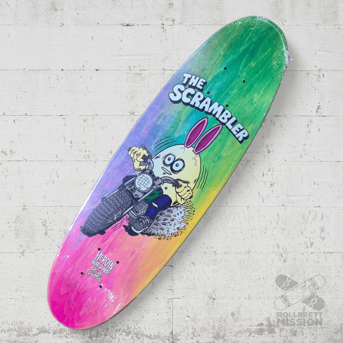 Heroin Skateboards The Scrambler Special Edition Deck - Skateboard - Decks - Rollbrett Mission