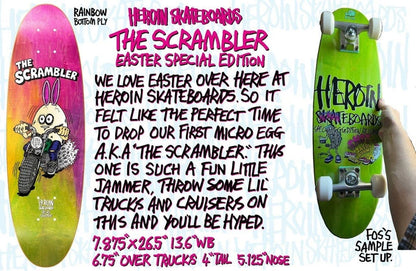 Heroin Skateboards The Scrambler Special Edition Deck - Skateboard - Decks - Rollbrett Mission