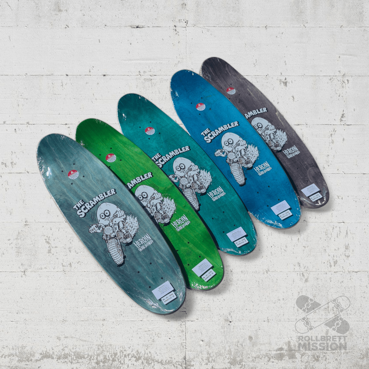Heroin Skateboards The Scrambler Special Edition Deck - Skateboard - Decks - Rollbrett Mission