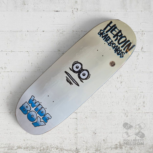 Heroin Skateboards Wide Boy Face 10.75 Deck - Skateboard-Decks - Rollbrett Mission