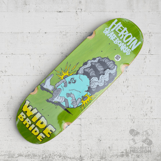 Heroin Skateboards Wide Bride 10.4 Deck - Skateboard - Decks - Rollbrett Mission