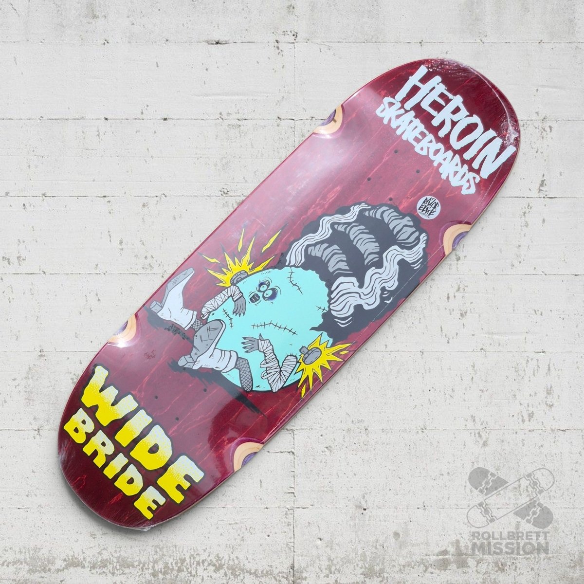 Heroin Skateboards Wide Bride 10.4 Deck - Skateboard - Decks - Rollbrett Mission