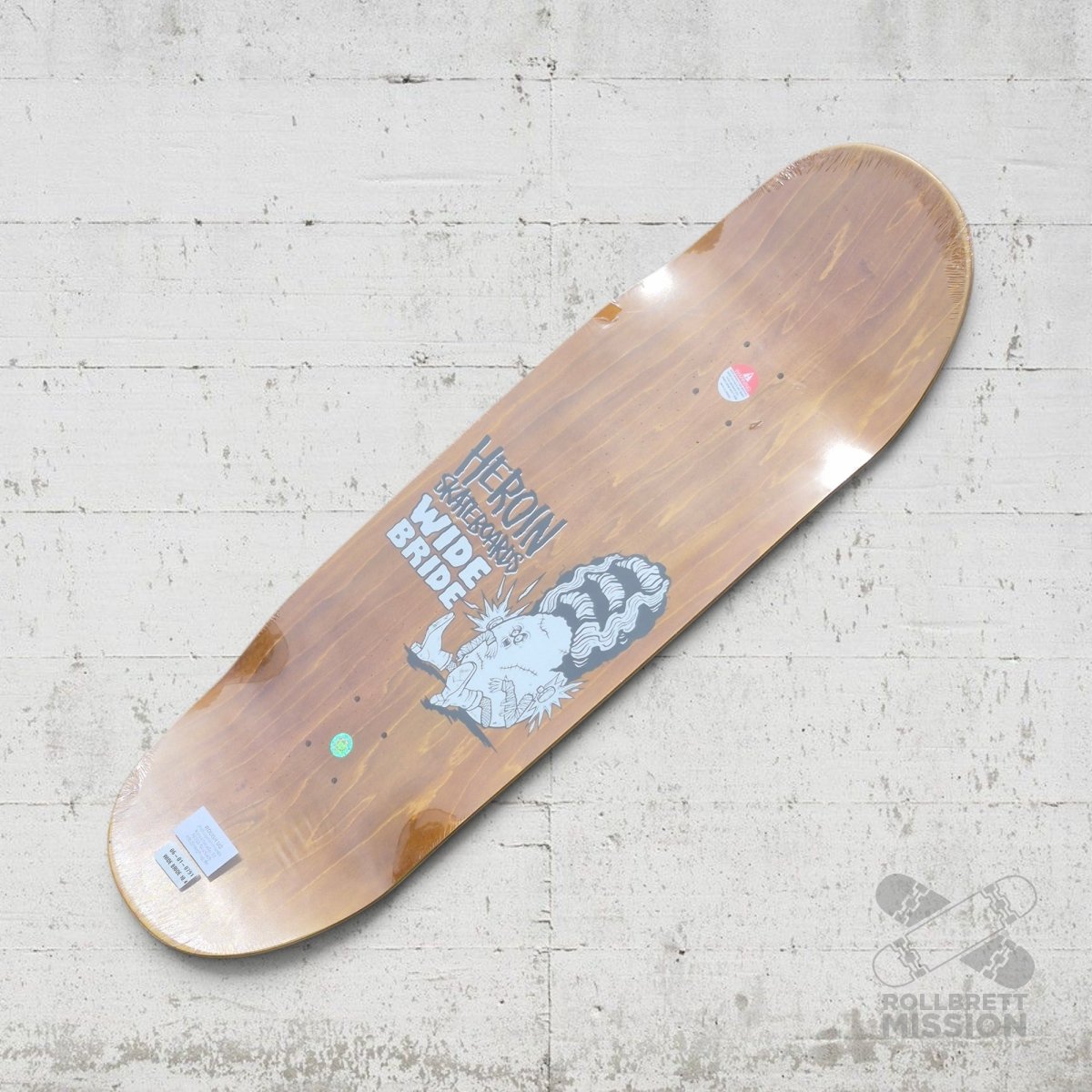 Heroin Skateboards Wide Bride 10.4 Deck - Skateboard - Decks - Rollbrett Mission