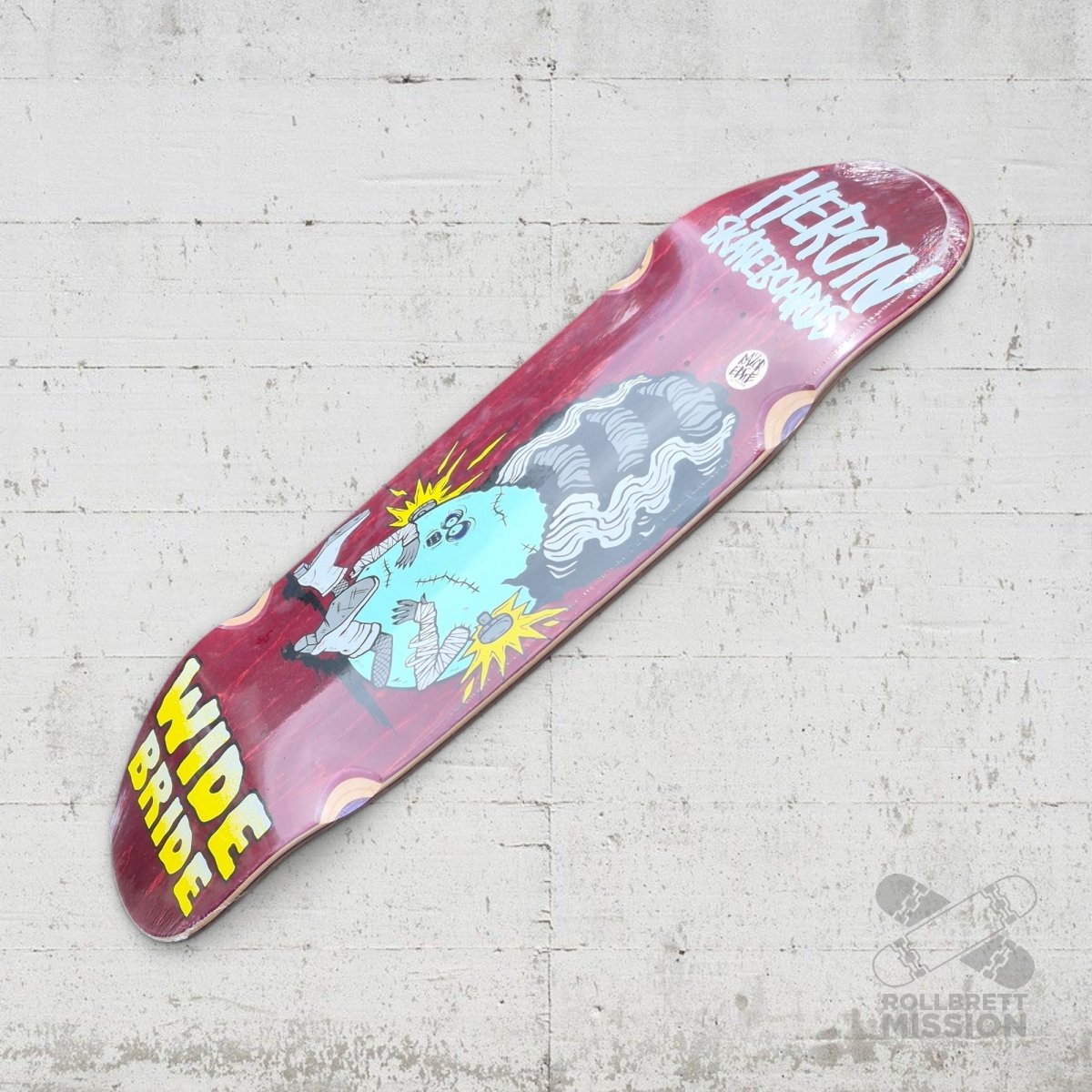 Heroin Skateboards Wide Bride 10.4 Deck - Skateboard - Decks - Rollbrett Mission