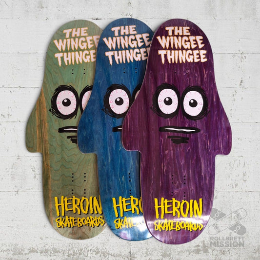 Heroin Skateboards Wingee Thingee Deck - Skateboard-Decks - Rollbrett Mission