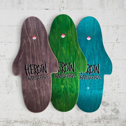 Heroin Skateboards Wingee Thingee Deck - Skateboard-Decks - Rollbrett Mission