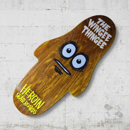 Heroin Skateboards Wingee Thingee Deck - Skateboard-Decks - Rollbrett Mission