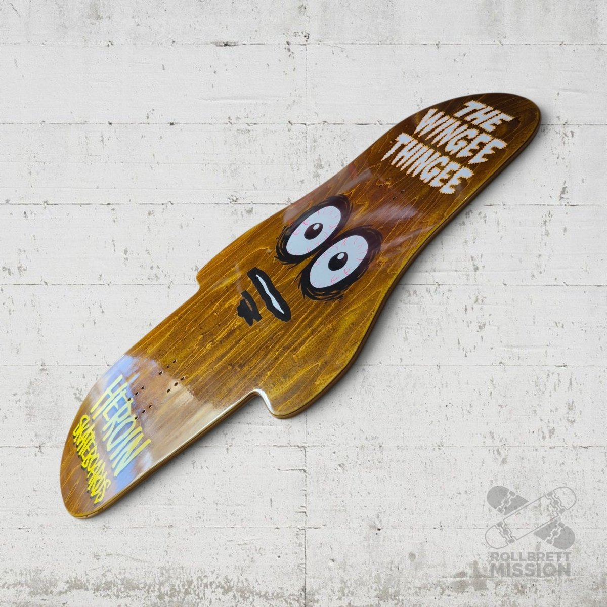 Heroin Skateboards Wingee Thingee Deck - Skateboard-Decks - Rollbrett Mission