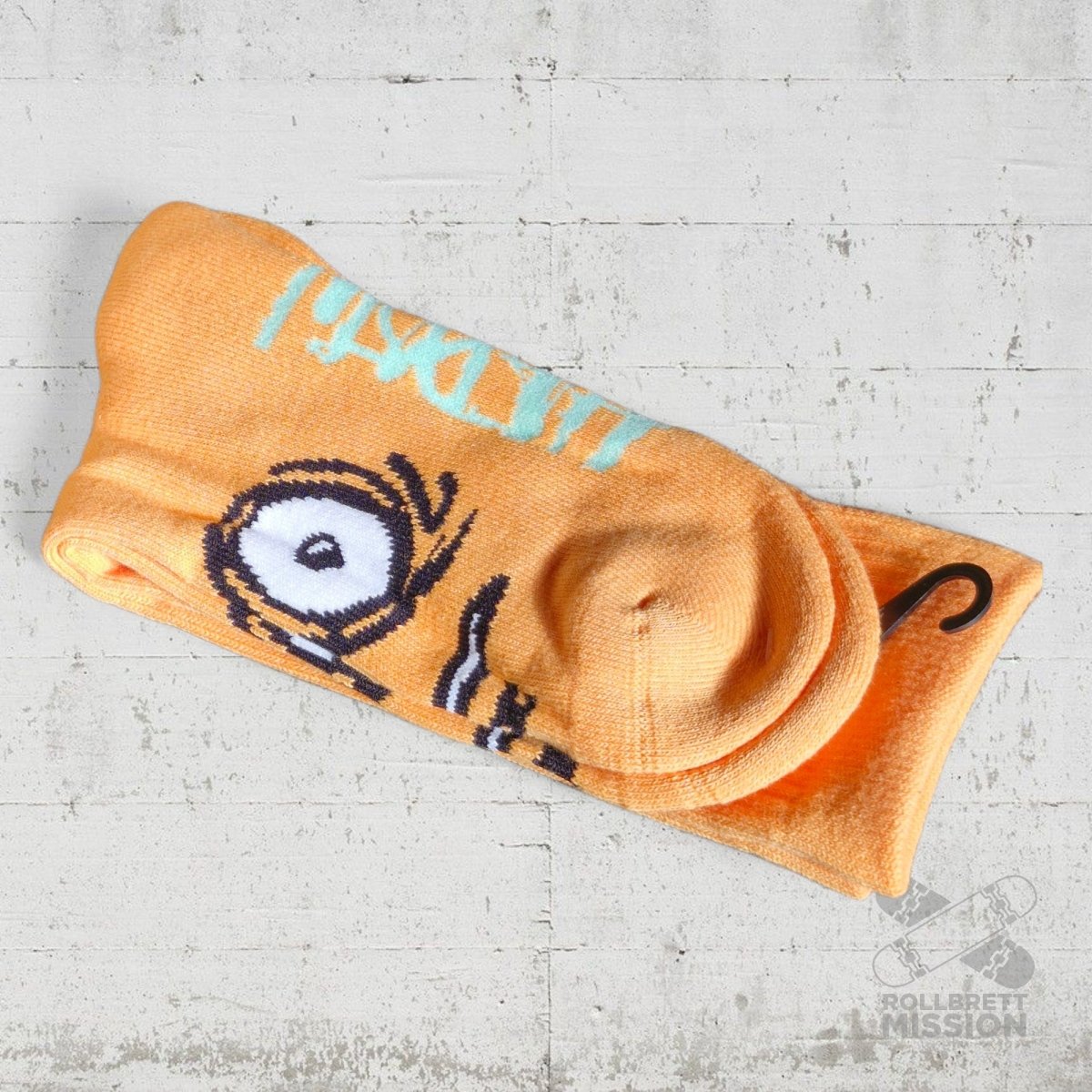 Heroin Socken Big Egg Socks neon orange - Socken - Rollbrett Mission